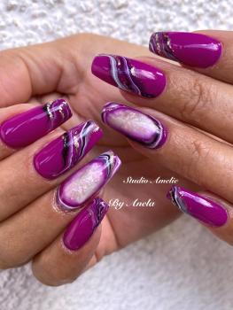 Nailart, Nägel, Kunst, Stein, Effekt