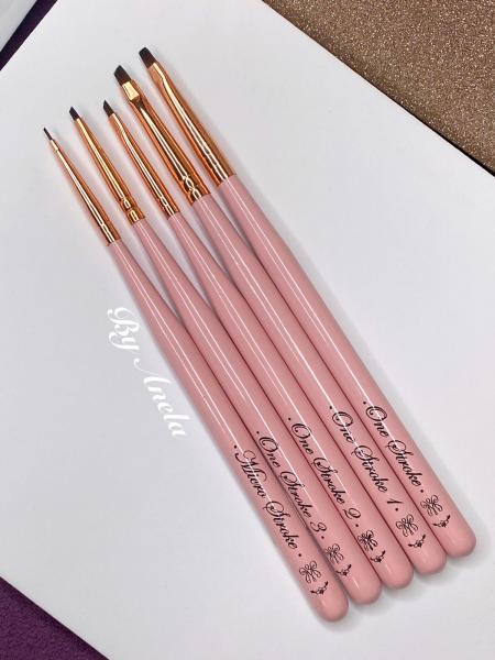 One Stroke, One Movement, Nailart, Naildesign, Pinsel, Set