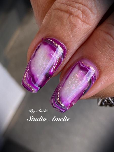 Nailart, Nägel, Kunst, Stein, Effekt